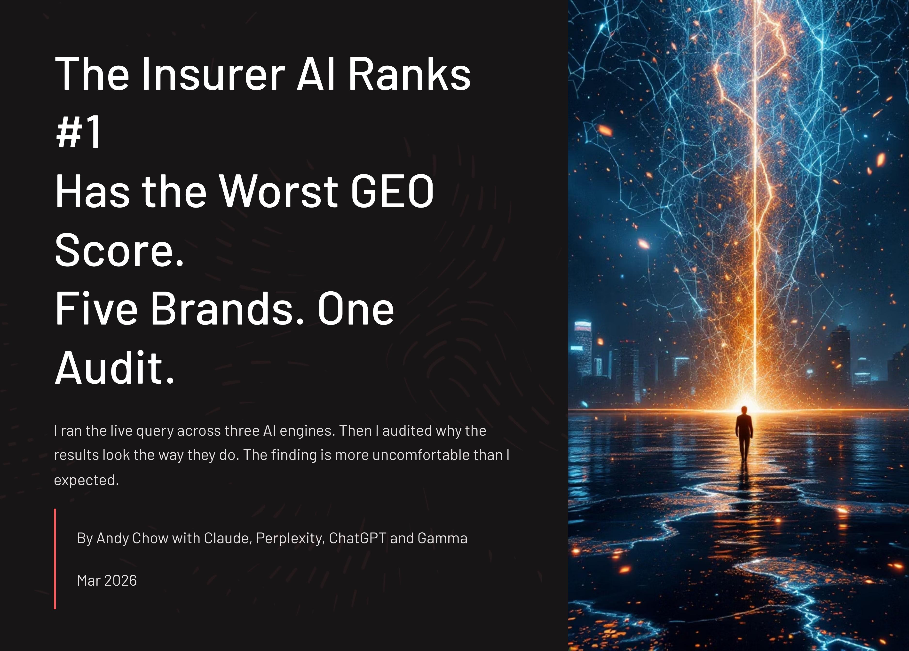 SEO to GEO: Rank #1 but Worst in GEO Score — Why Search Rankings No Longer Guarantee Visibility