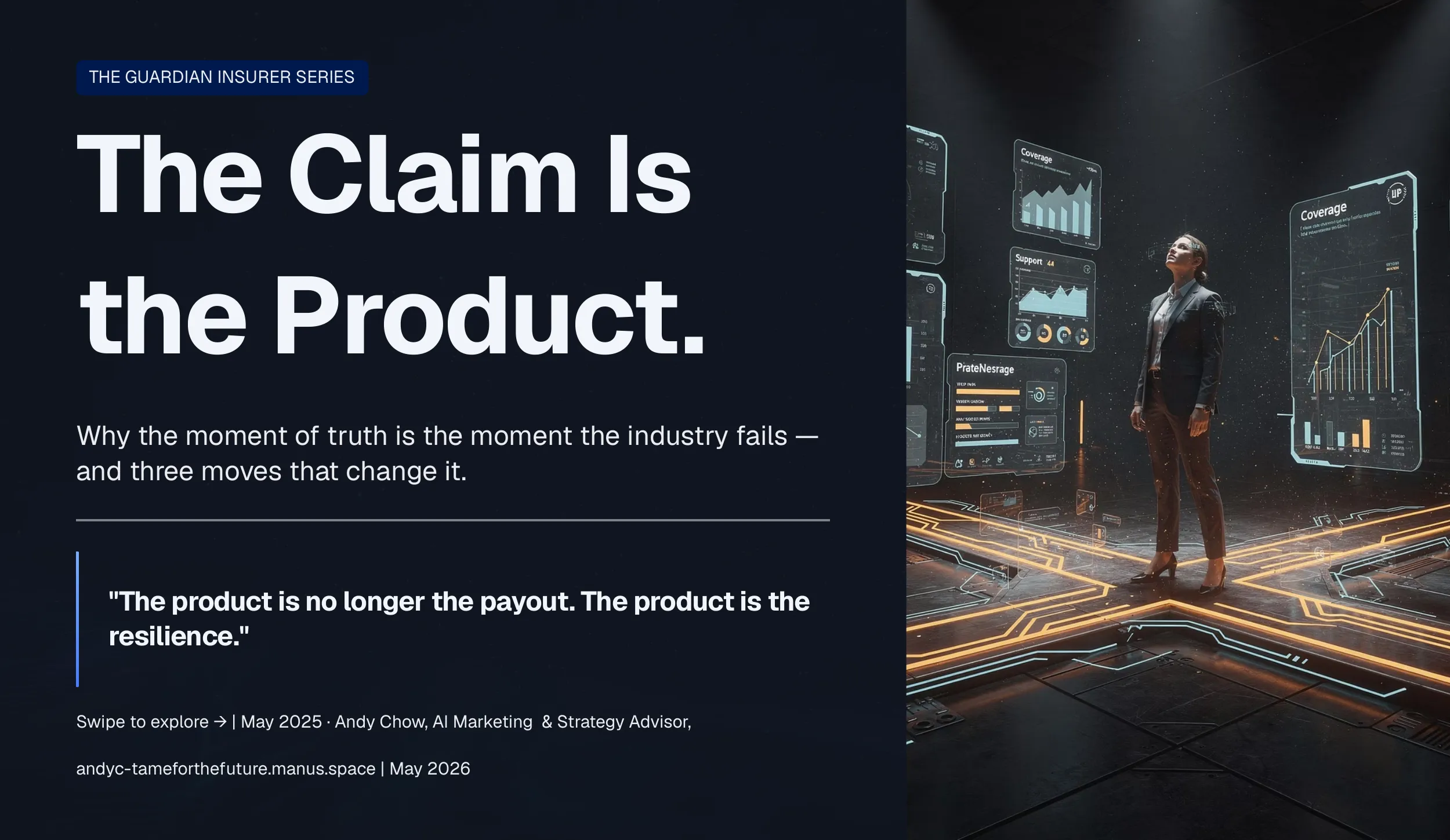 The Claim Is the Product