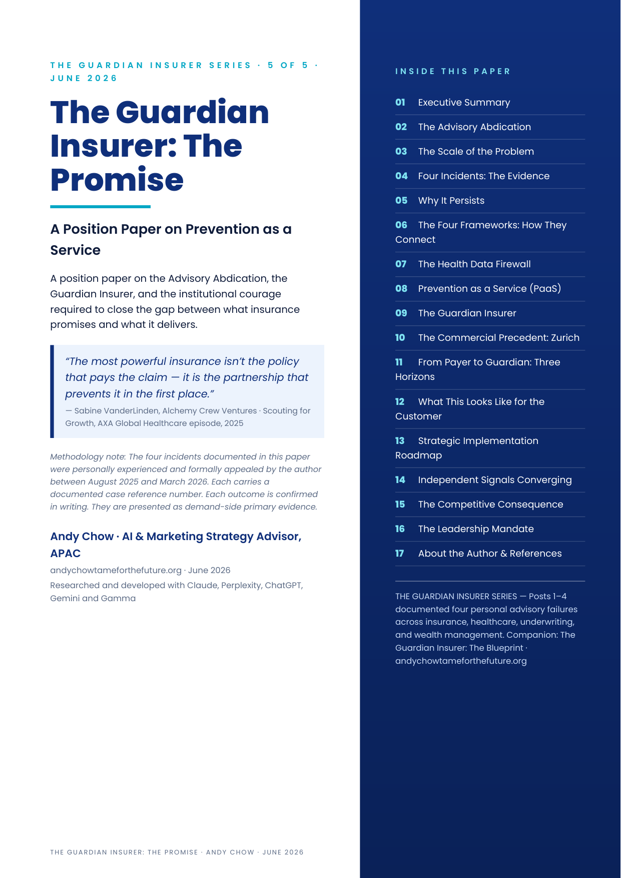 The Guardian Insurer: The Promise